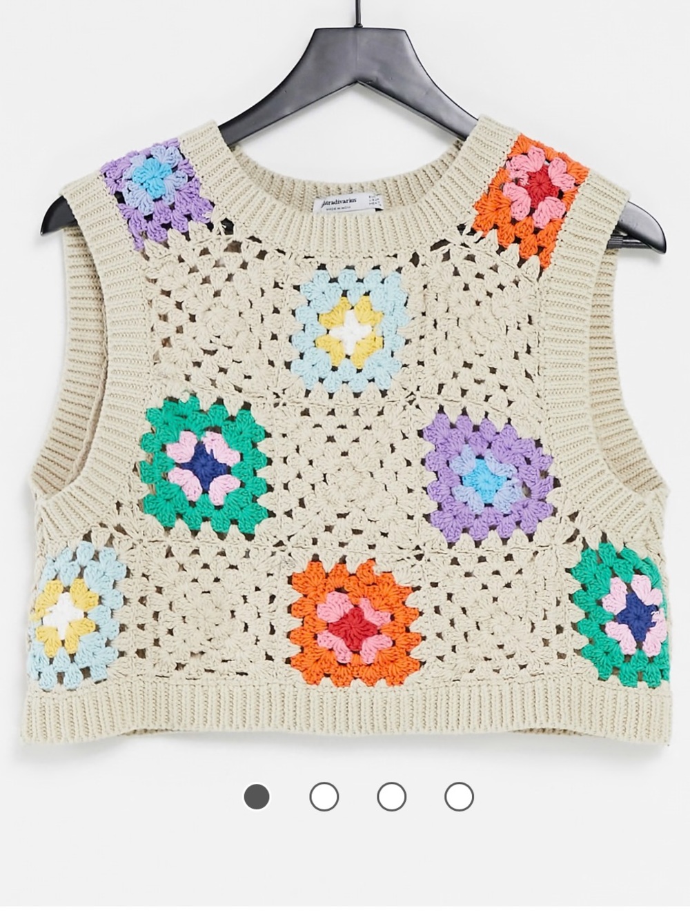 STRADIVARIUS Crochet Knitted Vest
